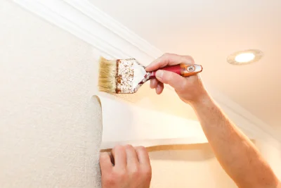 Pose de papier peint à Tencin — revêtements muraux et toiles de verre